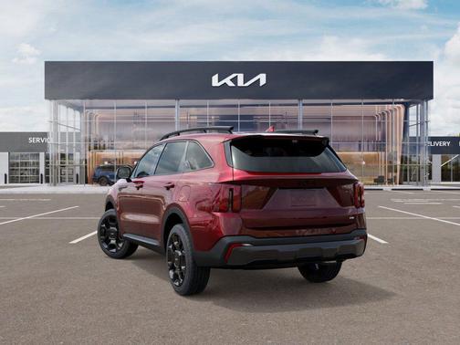 Dawning Red 2025 Kia Sorento SX