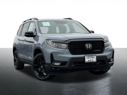 Sonic Gray Pearl 2024 Honda Passport AWD Black