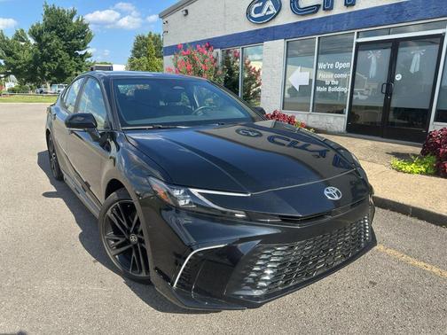 Midnight Black Metallic 2025 Toyota Camry XSE