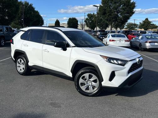 Super White 2021 Toyota RAV4 LE