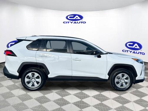 Super White 2021 Toyota RAV4 LE