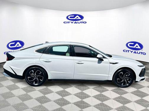 Serenity White 2025 Hyundai SONATA SEL
