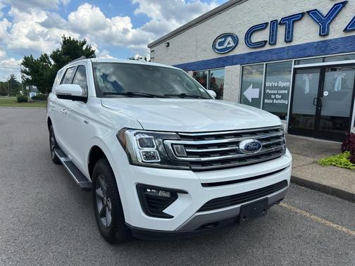 Star White Metallic Tri-Coat 2021 Ford Expedition XLT