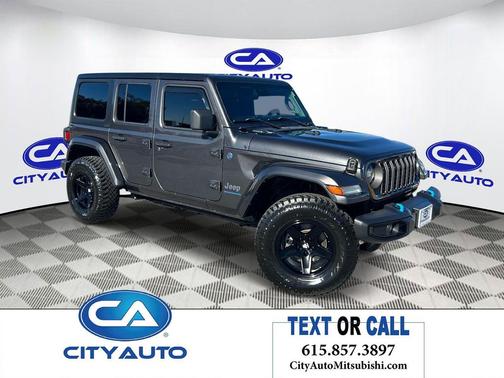 Granite Crystal Metallic Clearcoat 2024 Jeep Wrangler 4xe Sport S