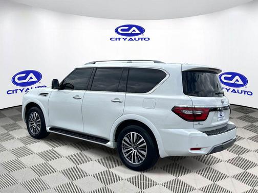 Aspen White Tricoat 2023 Nissan Armada SL 4WD