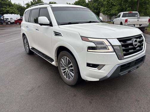 Aspen White Tricoat 2023 Nissan Armada SL 4WD