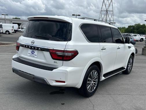 Aspen White Tricoat 2023 Nissan Armada SL 4WD