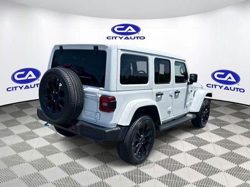 Bright White Clearcoat 2023 Jeep Wrangler 4xe Sahara