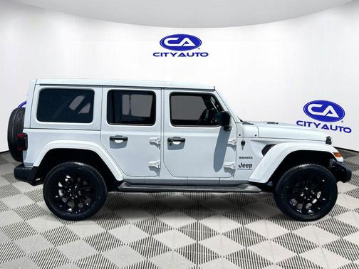 Bright White Clearcoat 2023 Jeep Wrangler 4xe Sahara