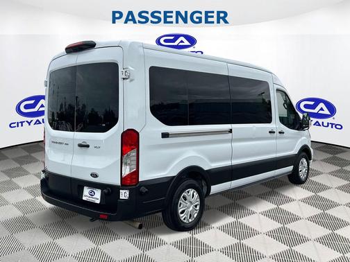 Oxford White 2024 Ford Transit-350 XLT
