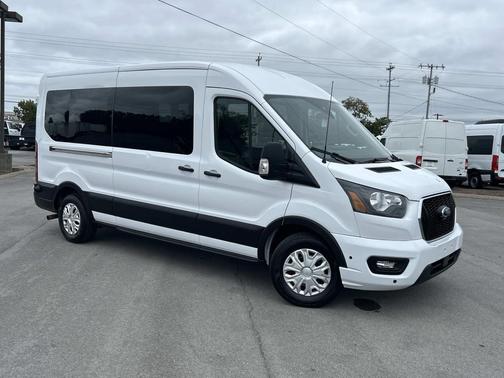 Oxford White 2024 Ford Transit-350 XLT