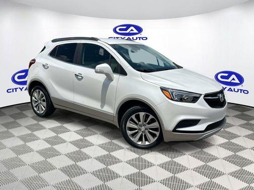 White Frost Tricoat 2017 Buick Encore Preferred