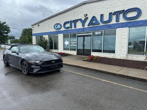 Shadow Black 2021 Ford Mustang EcoBoost Premium