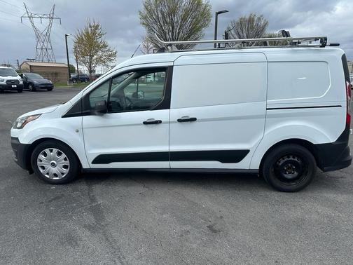 Frozen White 2020 Ford Transit Connect XL Cargo Van