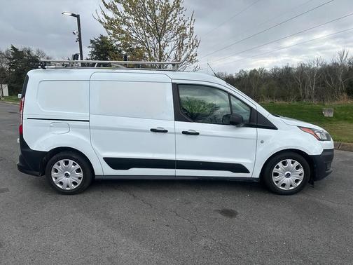Frozen White 2020 Ford Transit Connect XL Cargo Van