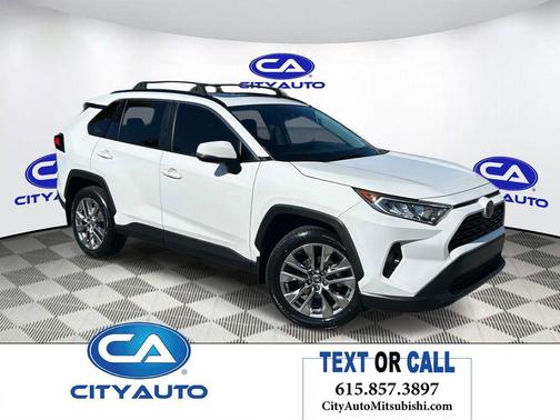 Super White 2019 Toyota RAV4 XLE Premium