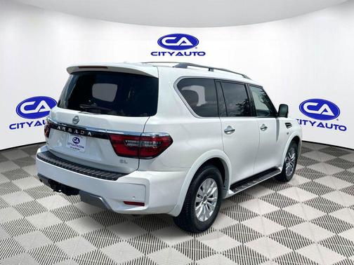 Aspen White TriCoat Pearl 2022 Nissan Armada SL 2WD