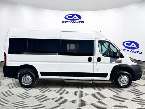 Bright White Clearcoat 2022 RAM ProMaster 3500 Window Van High Roof