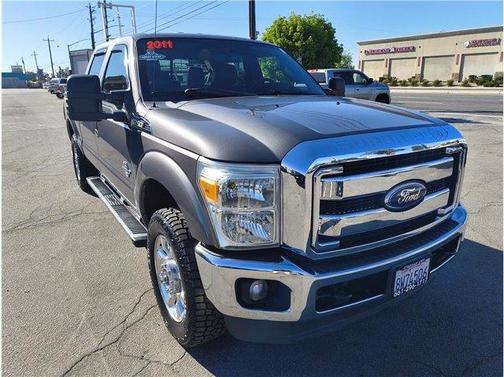 Dark Gray 2011 Ford F-250 Lariat