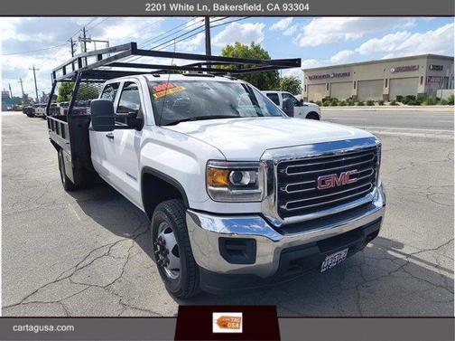 White 2018 GMC Savana 3500 3500HD CH&CREW CAB W/