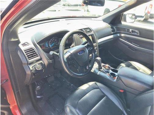 Red 2018 Ford Explorer XLT