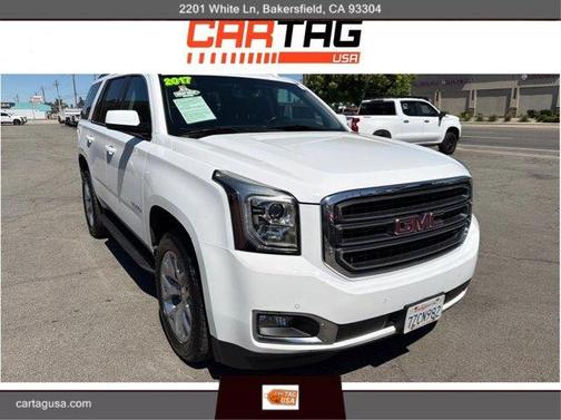 White 2017 GMC Yukon SLE