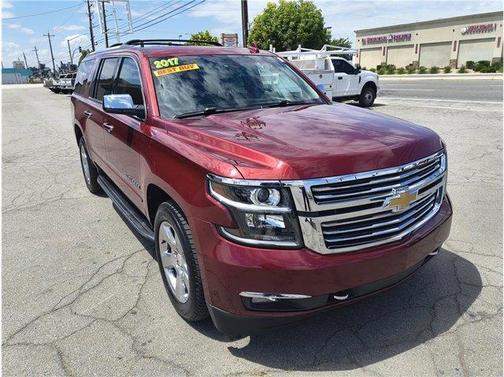 Burgundy 2017 Chevrolet Suburban Premier