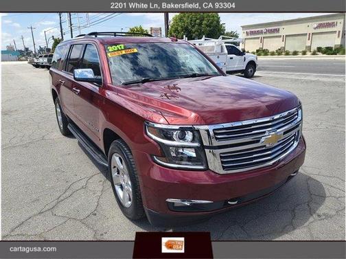 Burgundy 2017 Chevrolet Suburban Premier