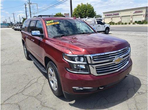 Burgundy 2017 Chevrolet Suburban Premier