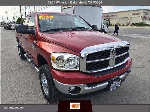Red 2007 Dodge Ram 2500 SLT 6 1/4 FT