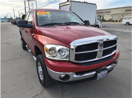 Red 2007 Dodge Ram 2500 SLT 6 1/4 FT