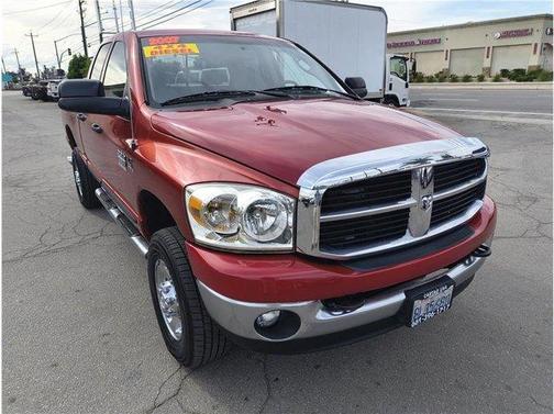 Red 2007 Dodge Ram 2500 SLT 6 1/4 FT