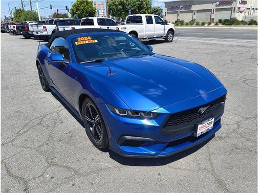 Blue 2024 Ford Mustang EcoBoost Premium