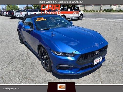 Blue 2024 Ford Mustang EcoBoost Premium