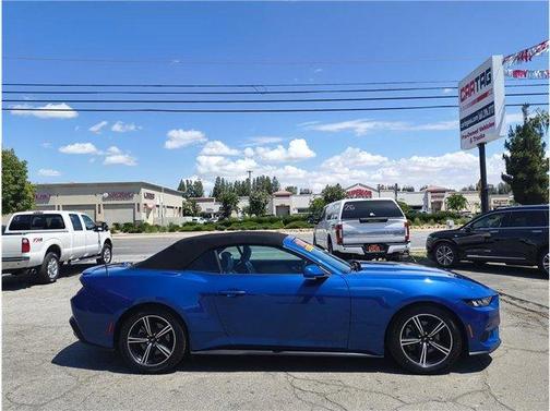 Blue 2024 Ford Mustang EcoBoost Premium