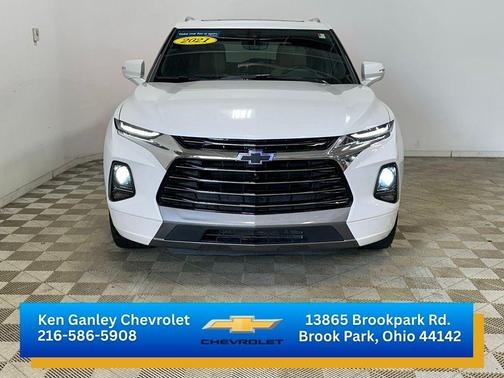 Iridescent Pearl Tricoat 2021 Chevrolet Blazer Premier