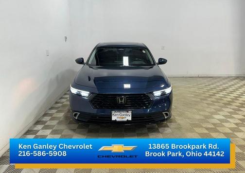 Canyon River Blue Metallic 2024 Honda Accord Hybrid Touring