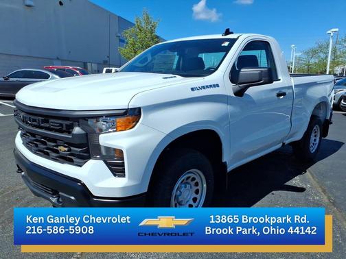 Summit White 2026 Chevrolet Silverado 1500 WT