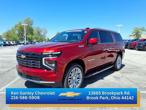 Radiant Red Tintcoat 2025 Chevrolet Suburban 4WD High Country