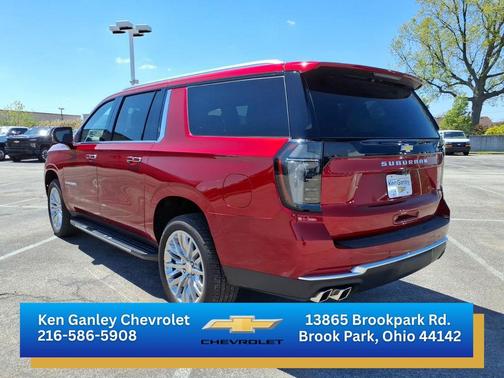 Radiant Red Tintcoat 2025 Chevrolet Suburban 4WD High Country