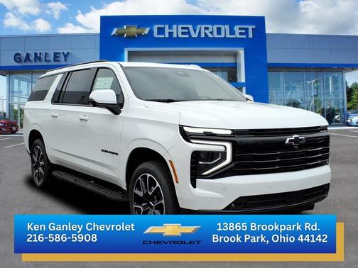 Summit White 2026 Chevrolet Suburban RST