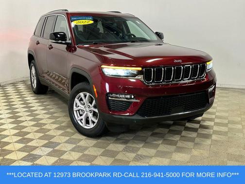Velvet Red Pearlcoat 2022 Jeep Grand Cherokee Limited