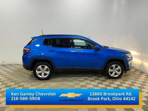 Laser Blue Pearlcoat 2021 Jeep Compass Latitude