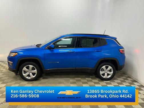 Laser Blue Pearlcoat 2021 Jeep Compass Latitude
