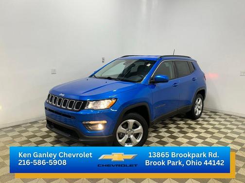 Laser Blue Pearlcoat 2021 Jeep Compass Latitude