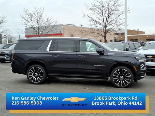 Dark Ash Metallic 2026 Chevrolet Suburban High Country, 4WD