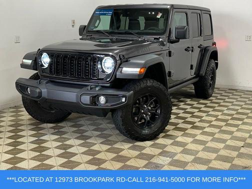 Granite Crystal Metallic Clearcoat 2024 Jeep Wrangler Willys