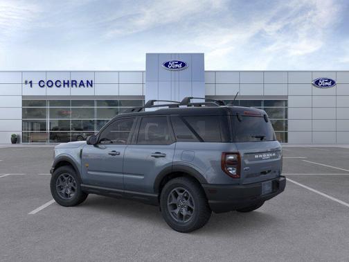 Azure Gray Metallic Tri-Coat 2024 Ford Bronco Sport Badlands