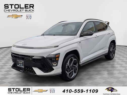 Atlas White 2025 Hyundai KONA N Line S