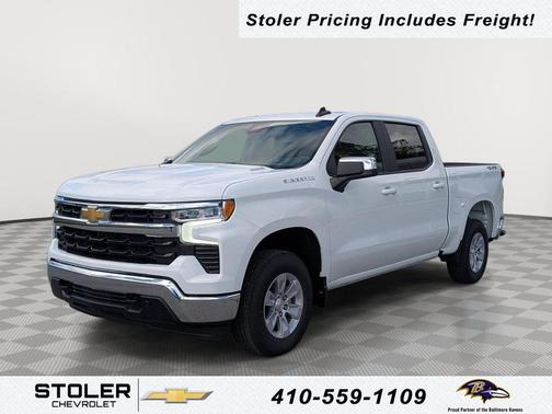Summit White 2026 Chevrolet Silverado 1500 LT